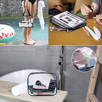 APREUTY Clear Makeup Bags Set TSA Approved for Travel