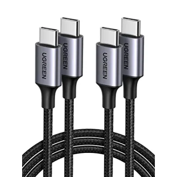 UGREEN 60W USB-C to USB-C Cable 2-Pack 10ft