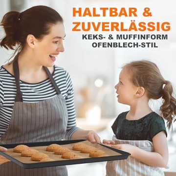 NutriChef 8-Piece Stackable Nonstick Bakeware Set - Bake with Ease