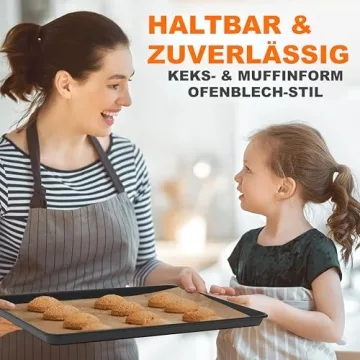 NutriChef 8-Piece Stackable Nonstick Bakeware Set - Bake with Ease