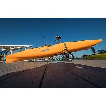 RAILBLAZA C-Tug Kayak Cart - Puncture Free Wheels & Durable Design