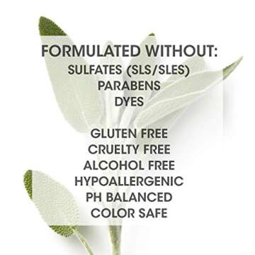 SEVEN Haircare KENTE BOND Shampoo for Split Ends + Damaged Hair, Sulfate Free, Cruelty Free with Green Tea, Guar & Pro Vitamin B5 for Men & Women, Made in USA, 10.8 oz.