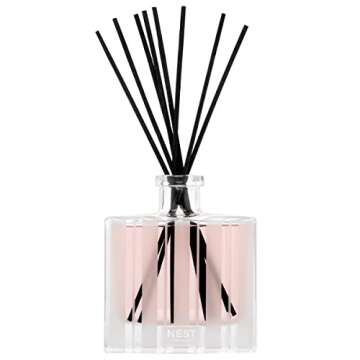 NEST Fragrances Himalayan Salt & Rosewater Reed Diffuser, 5 Fluid Ounces