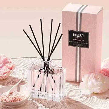 NEST Himalayan Salt & Rosewater Reed Diffuser - 5 fl oz