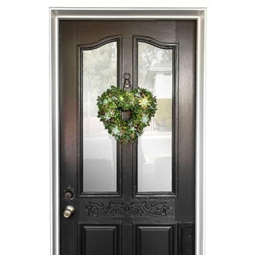 SuperMoss 11" Heart Living Wreath - No Soil Needed