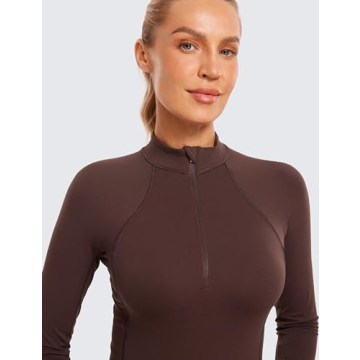 Comfortable Half Zip Pullover for Women – CRZ YOGA