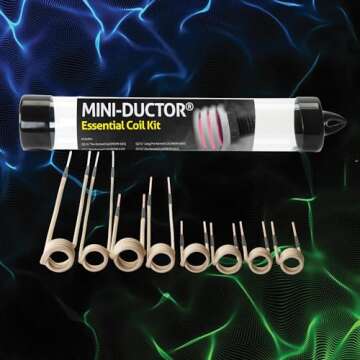 Induction Innovations - Essential Coil Kit (MD99-660) - Pre-Formed Coil Kit with Two 7/8″ MD99-601 Coils, Two 3/4″ MD99-611 Coils , One 7/8″ MD99-605 Coil, One 1″ MD99-610 Coil, One 7/8″ LCK MD99-621