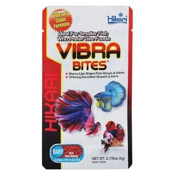 Hikari Vibra Bites Baby Tropical Fish Food - Nutrient-Rich for Small Fish and Fry