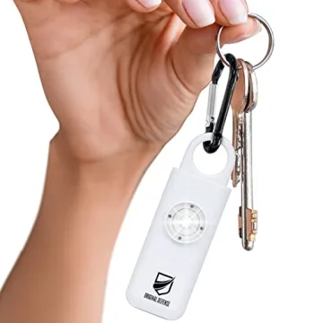 Original Defense® Siren Self-Defense Alarm - 130 dB Keychain with LED Strobe Light for Women, Kids,...