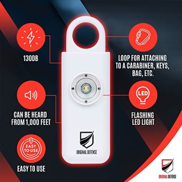 Original Defense Siren Self-Defense Alarm - 130 dB Keychain