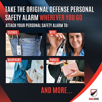 Original Defense Siren Self-Defense Alarm - 130 dB Keychain