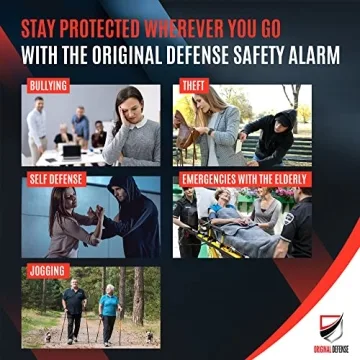 Original Defense Siren Self-Defense Alarm - 130 dB Keychain