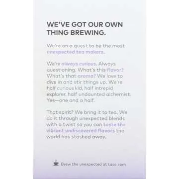 Tazo Tea Bags For a Delicious Flavored Tea Beverage Herbal tea Aromatic Blend with No Caffeine 15 count