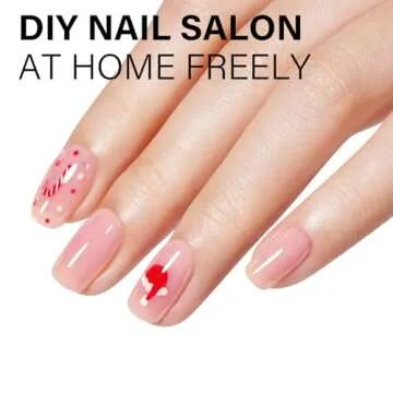 AILLSA Gel Nail Polish Nude Pink Gel Polish Sheer Neutral Color Jelly Gel Nail Polish Natural Translucent Soak Off U V Gel Nails for Valentine Nail Art French Manicure at Home 0.51 Fl Oz /GB49