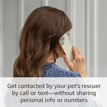 Ring Lost Pet Tag with QR Code and Real-time Alerts
