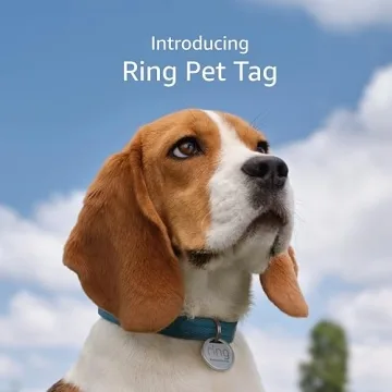 Ring Lost Pet Tag with QR Code and Real-time Alerts