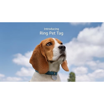 Ring Lost Pet Tag with QR Code and Real-time Alerts