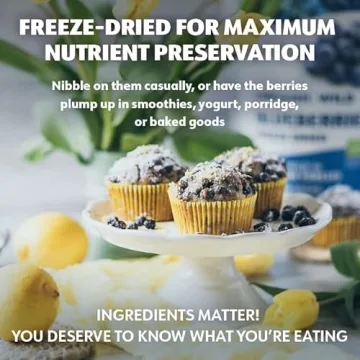 Nutritious LOOV Wild Organic Freeze-Dried Blueberries 4oz