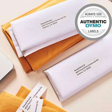 DYMO LabelWriter 450 Super Bundle - Free Label Printer with 4 Rolls of Shipping, File Folder and Mul...