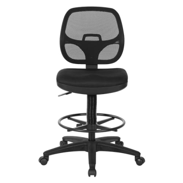 Office Star Ergonomic Drafting Chair with Lumbar Support