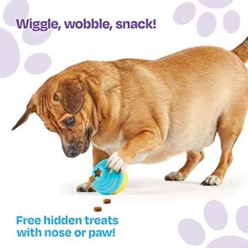 Brightkins Cupcake Treat Dispenser for Dogs - Interactive Toy