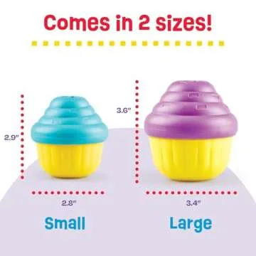 Brightkins Cupcake Treat Dispenser for Dogs - Interactive Toy