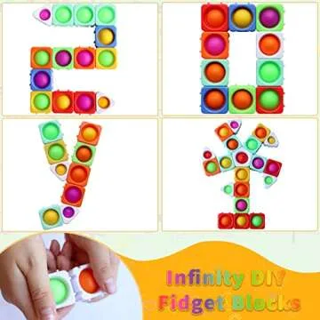 Ejanmilar Alphabet Fidget Blocks for Kids Learning