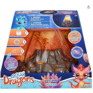 Animagic Aqua Dragons Volcano | Build an Aquatic Ecosystem, Watch Prehistoric Pets Hatch & Grow | Sc...