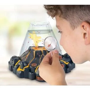 Animagic Aqua Dragons Volcano | Build an Aquatic Ecosystem, Watch Prehistoric Pets Hatch & Grow | Science Kit with LED Light-Up Tank | Ages 6+