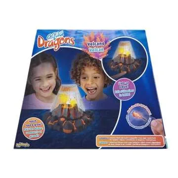 Animagic Aqua Dragons Volcano | Build an Aquatic Ecosystem, Watch Prehistoric Pets Hatch & Grow | Science Kit with LED Light-Up Tank | Ages 6+