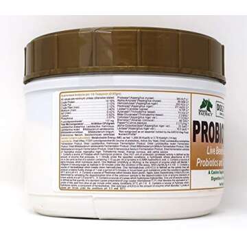 Dogzymes Probiotic Max -10 billion CFU's Probiotics, Prebiotics, Digestive Enzymes - Relieves Diarrh...