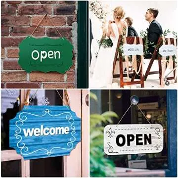 Qunclay 8 Pcs Reserved Signs for Wedding Chairs Acrylic Tag Unfinished Acrylic Hanging and Clear Blank DIY Signs for Mr Mrs Wedding Home Offices Crafting