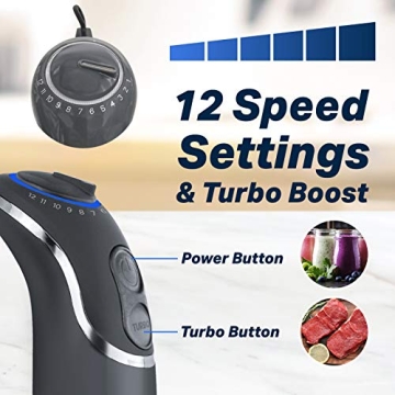 Mueller 800W 4-in-1 Immersion Blender