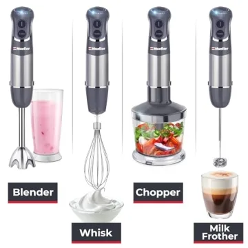 Mueller 800W 4-in-1 Immersion Blender