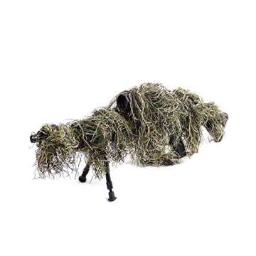 Arcturus Ghillie Rifle Wrap for Sniper, Hunting, or Airsoft Rifle | Easily Camouflage Gun Wrap in Ghillie Suit Material (Dry Grass)