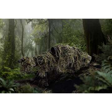 Arcturus Ghillie Rifle Wrap for Sniper, Hunting, or Airsoft Rifle | Easily Camouflage Gun Wrap in Ghillie Suit Material (Dry Grass)