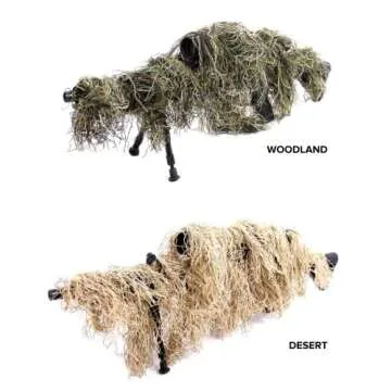 Arcturus Ghillie Rifle Wrap for Sniper, Hunting, or Airsoft Rifle | Easily Camouflage Gun Wrap in Ghillie Suit Material (Dry Grass)