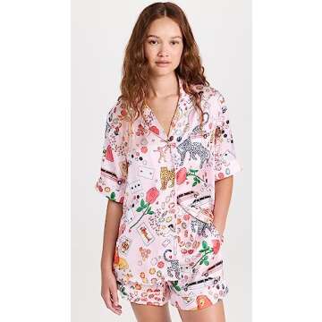 Karen Mabon Women's One Night in Vegas Short PJ Set