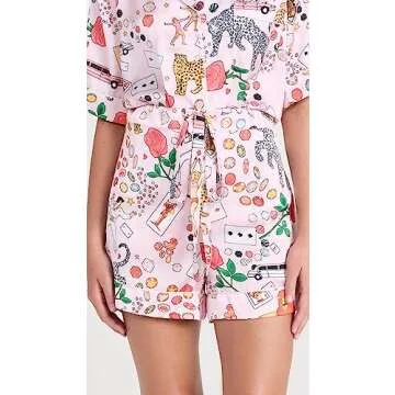 Karen Mabon Women's One Night in Vegas Short PJ Set