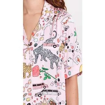 Karen Mabon Women's One Night in Vegas Short PJ Set