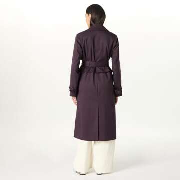 The Drop Women’s Plum Perfect Convertible Trench Coat by @takkunda, M