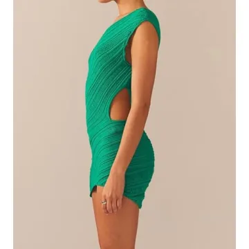 Trendy Y2K Knit Mini Short Dress for Women