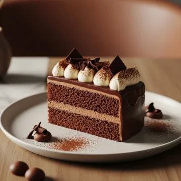 کیک سه شیر شکلاتی