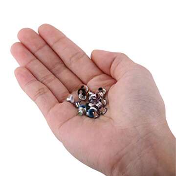 500Pcs Mixed Colors 3mm Round Shape Metal Eyelets Scrapbooking Card Making Craft