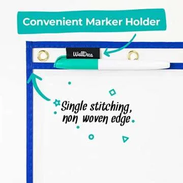 Durable Dry Erase Plastic Sleeves 25 pk for Education