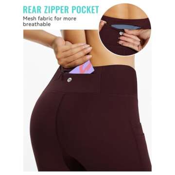 BALEAF Fleece Lined Winter Leggings for Women - Warm & Waterproof