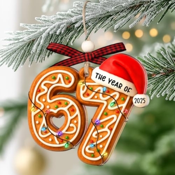 Trendy Gingerbread 67 Ornament for Kids & Teens