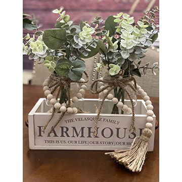 58 Inch Wood Beads Garland - Versatile Bohemian Decor