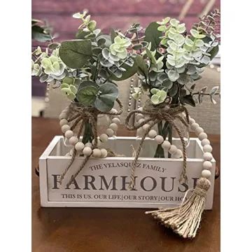 58 Inch Wood Beads Garland - Versatile Bohemian Decor