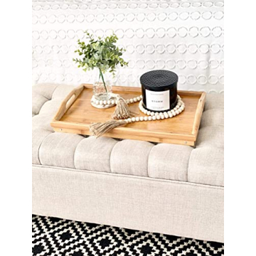 58 Inch Wood Beads Garland - Versatile Bohemian Decor